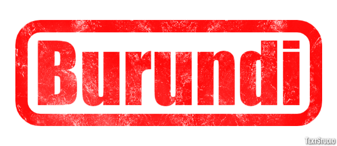 Burundi Efeito do texto