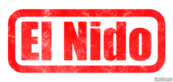 El Nido Efekt tekstowy
