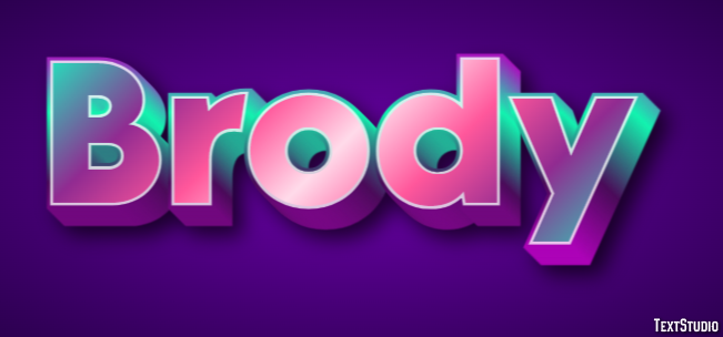 Brody Efeito de texto