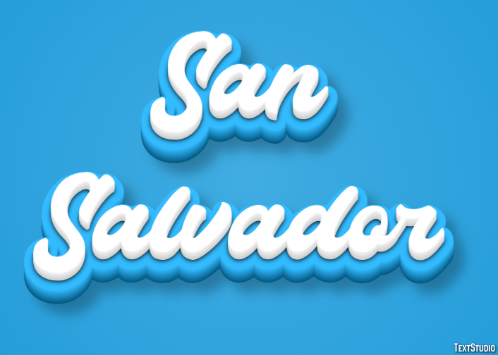 San Salvador Effetto testo