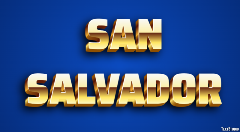 San Salvador Effetto testo
