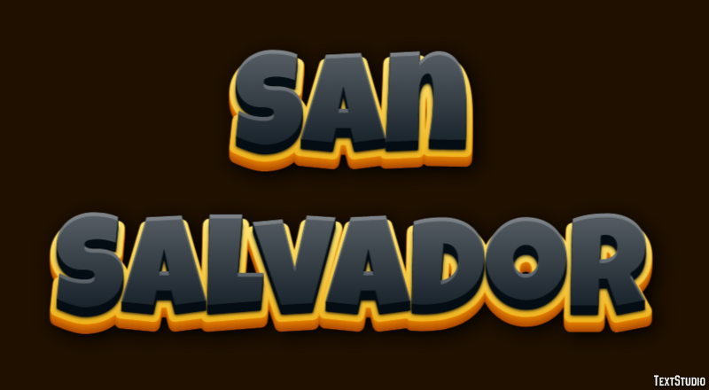 San Salvador Effetto testo