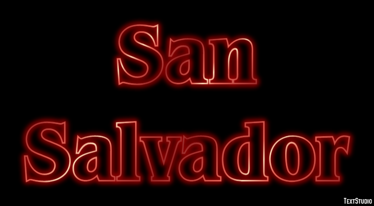 San Salvador Effetto testo