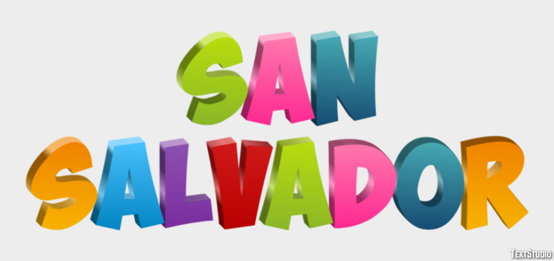 San Salvador Effetto testo