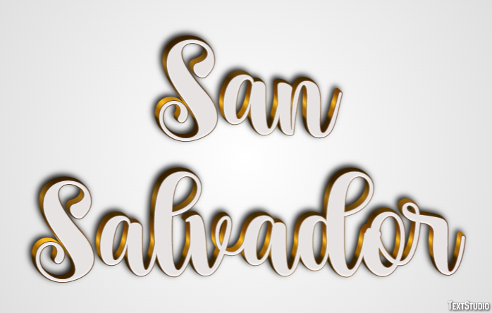 San Salvador Effetto testo