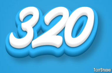 320 Texteffekt