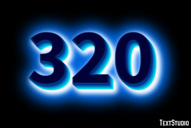 320 Text Effect