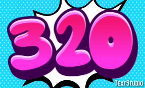 320 Text Effect