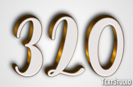 320 Text Effect