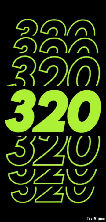 320 Efekt tekstowy