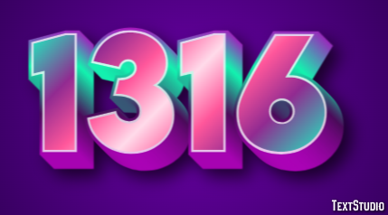 1316 Efekt tekstowy