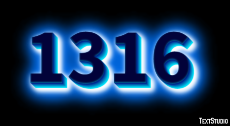 1316 Effetto testo