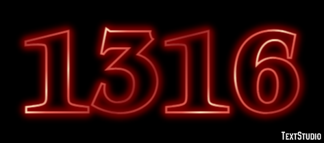 1316 Efekt tekstowy