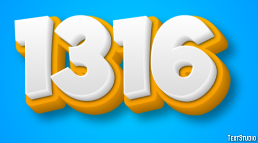 1316 Efekt tekstowy
