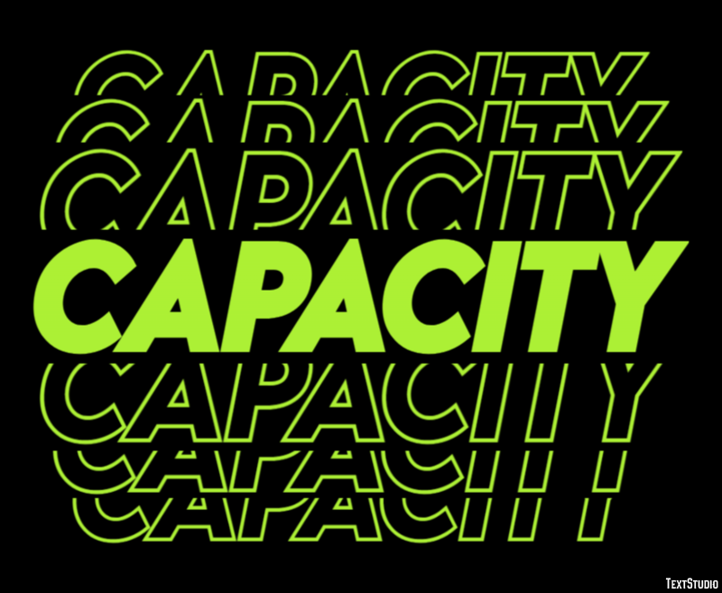 Capacity Metin Efekti
