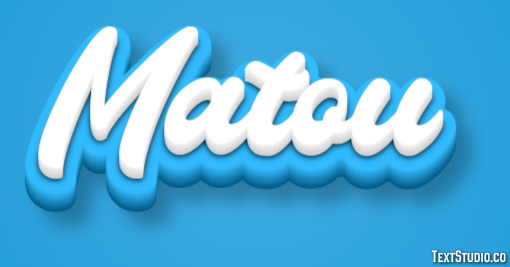 Matou Tekst effect