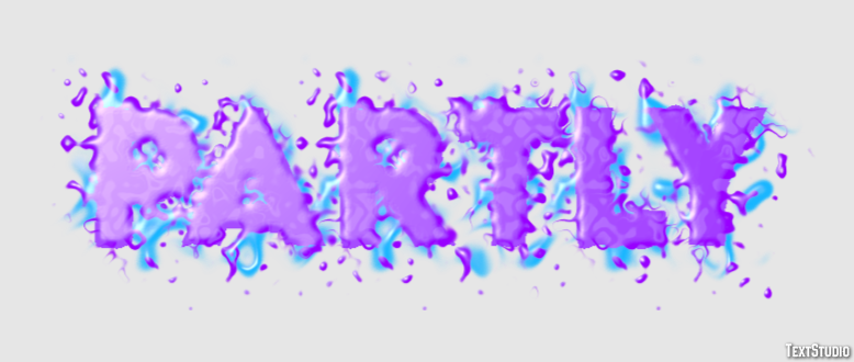 Partly Efeito de texto