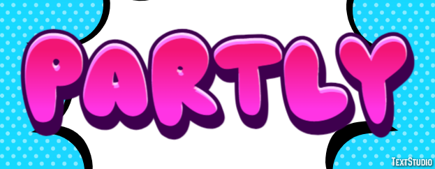 Partly Efeito de texto