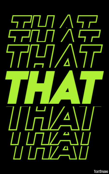 That Texteffekt