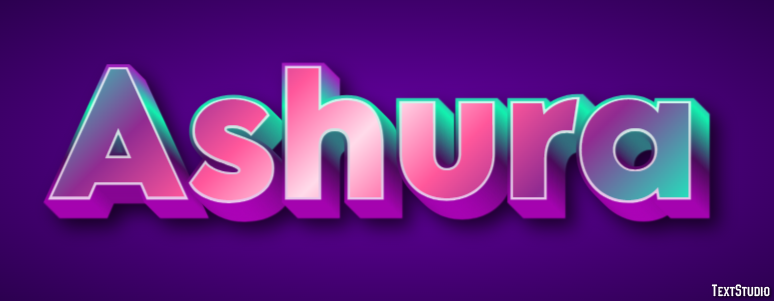 Ashura Text Effect