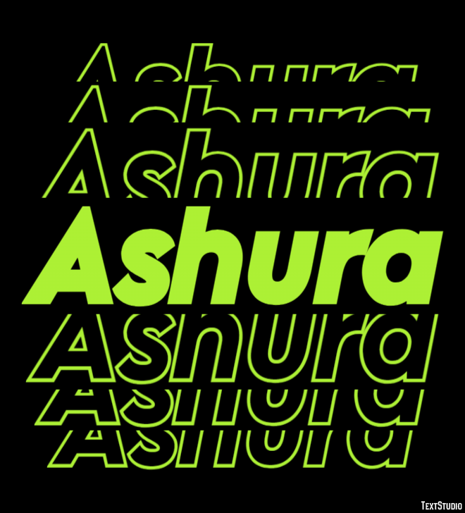 Ashura Text Effect