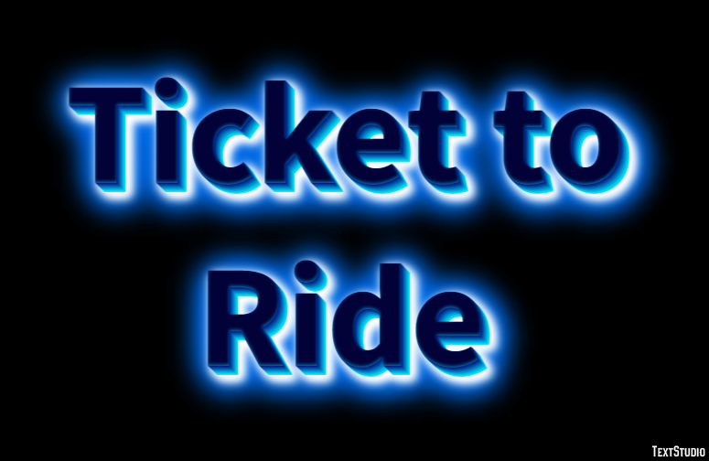 Ticket to Ride Effet de Texte