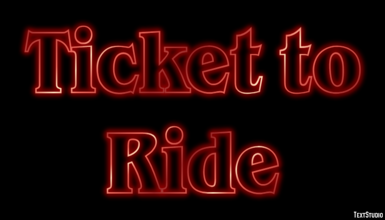 Ticket to Ride Effet de Texte