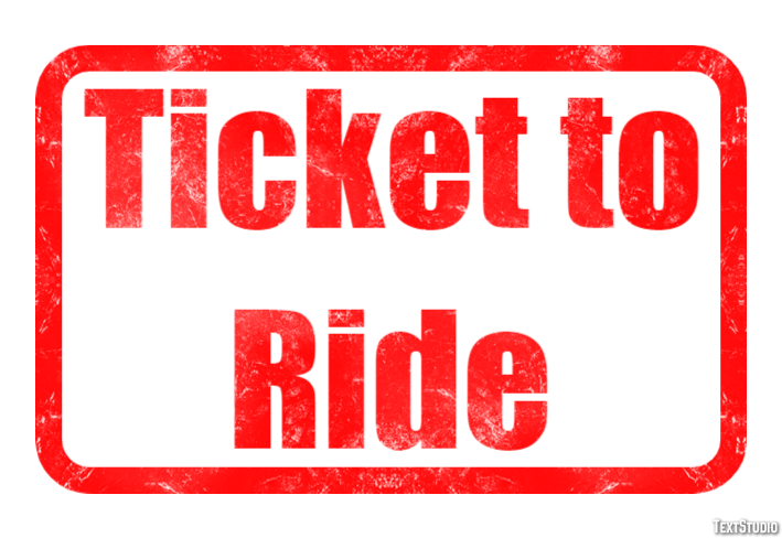 Ticket to Ride Effet de Texte