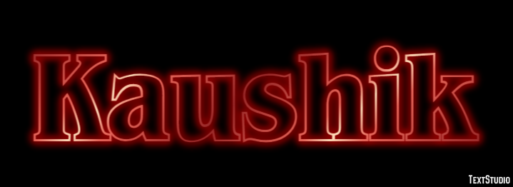 Kaushik Texteffekt