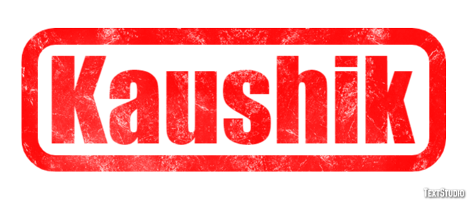 Kaushik Text Effect