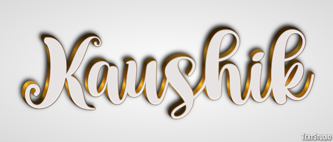 Kaushik Text Effect