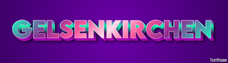 Gelsenkirchen Text Effect