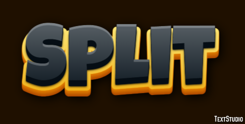 Split Text Effect