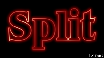 Split Efekt tekstowy