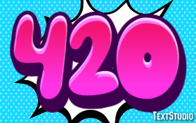 420 Text Effect