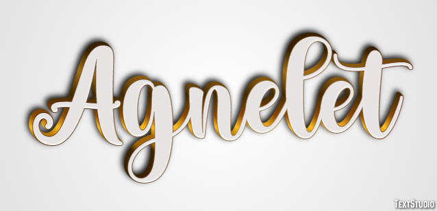 Agnelet Efeito de texto