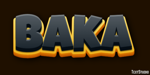 Baka Text Effect