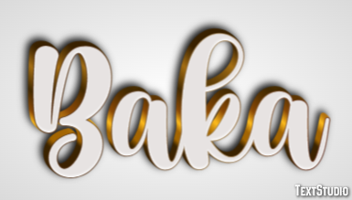 Baka Text Effect