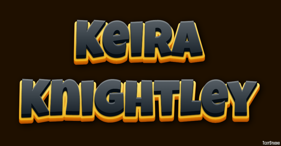 Keira Knightley Efekt tekstowy