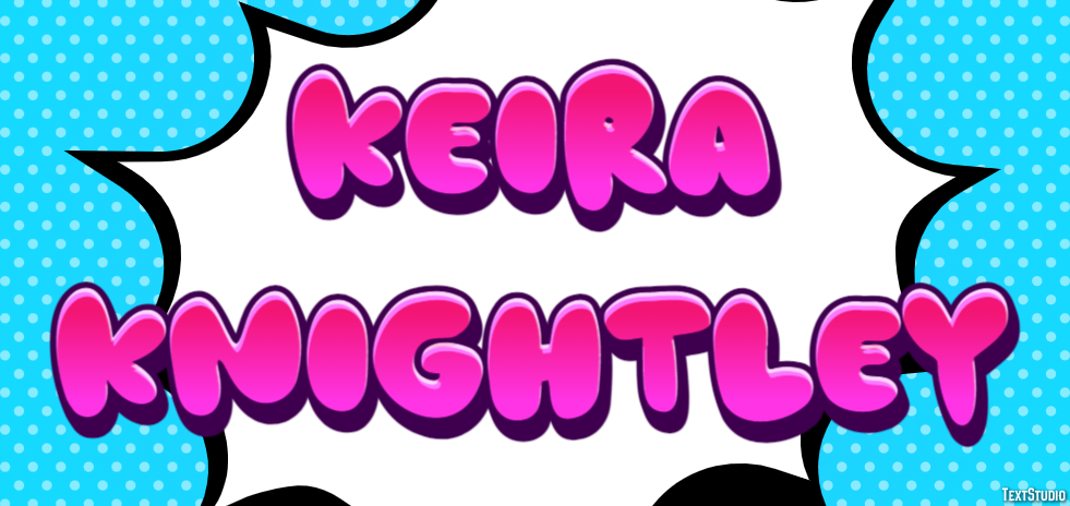 Keira Knightley Tekst Effect