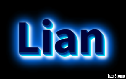 Lian Текстовый эффект