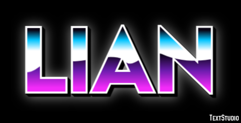 Lian Эффект текста