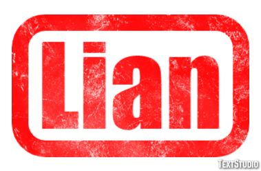 Lian Текстовый эффект