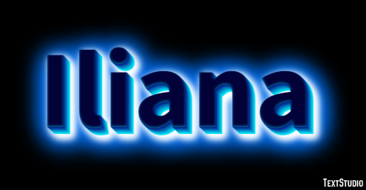 Iliana テキスト効果