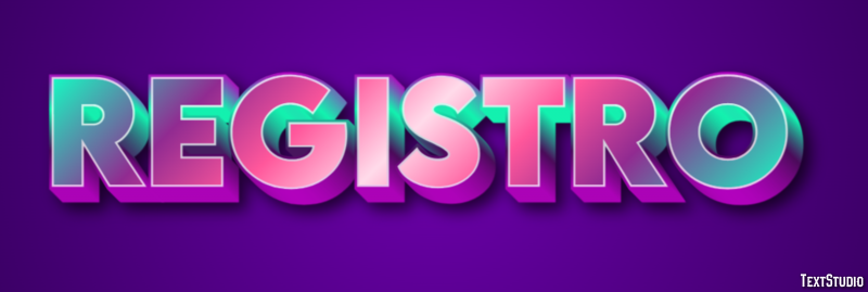 Registro Effetto testo