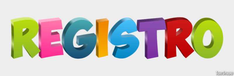 Registro Effetto testo
