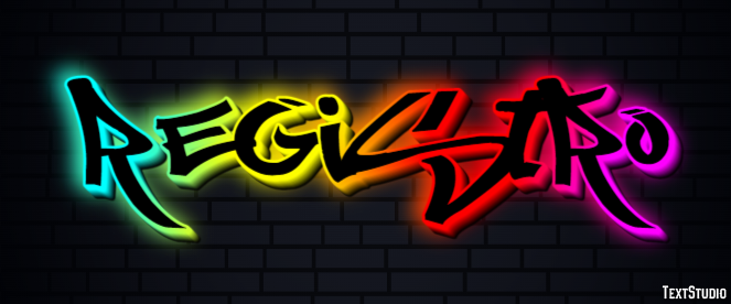 Registro Effetto testo