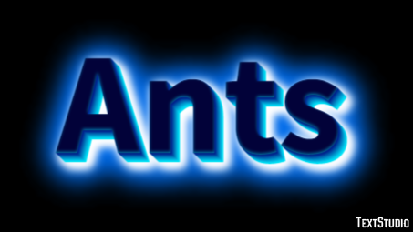 Ants Tekst Effect