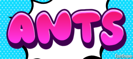 Ants Tekst Effect