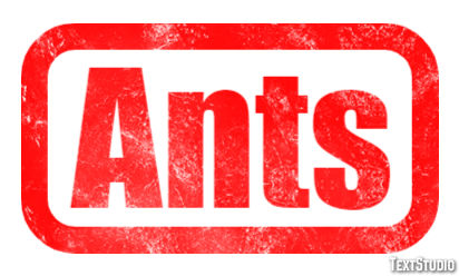 Ants Tekst Effect